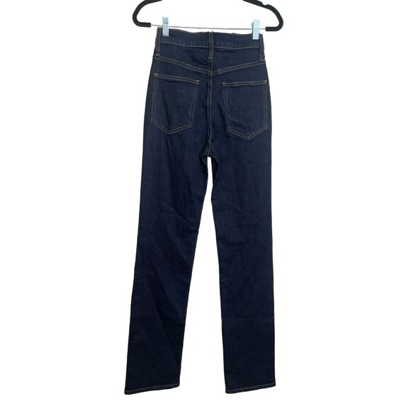 A.L.C. Dark Wash High Waist Straight Leg Denim Jeans NWT Size 24 - Picture 4 of 5